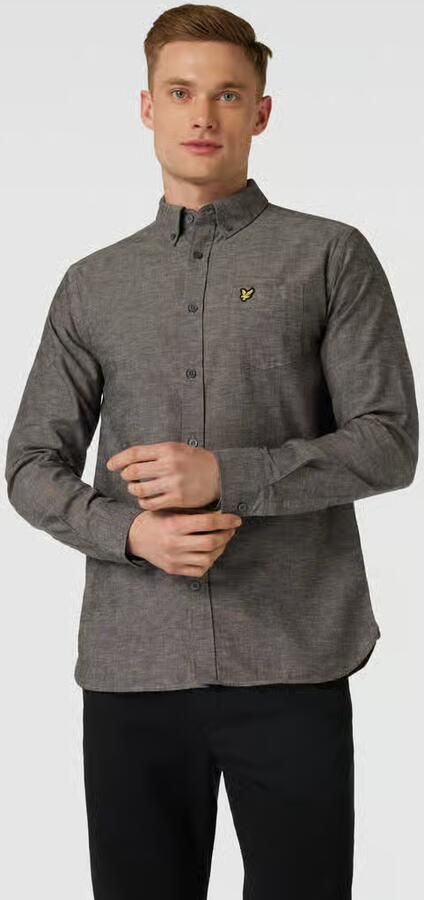Lyle & Scott Slim fit vrijetijdsoverhemd met button-downkraag - Foto 2