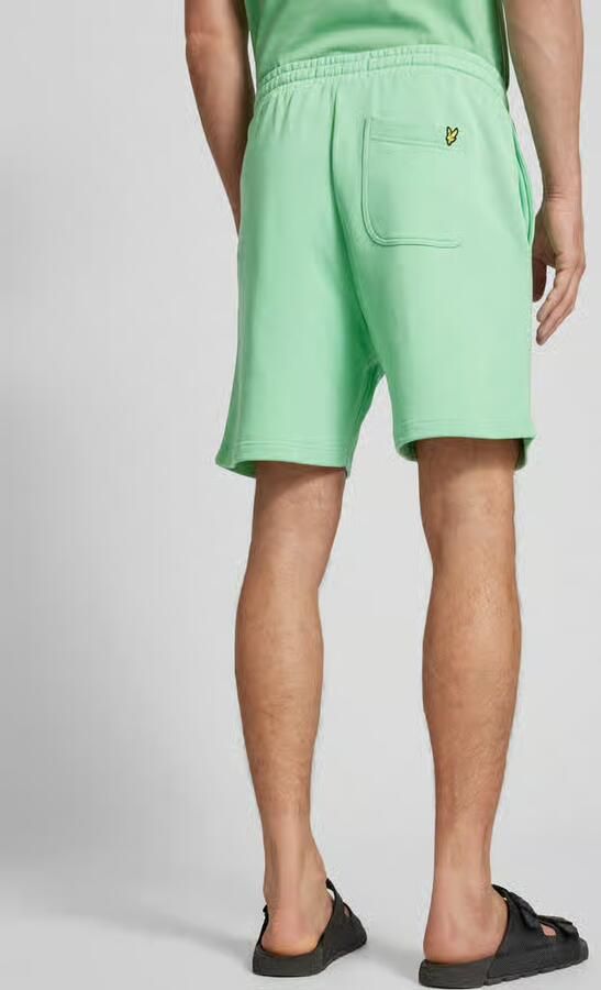 Lyle & Scott Sweatshorts met statement- en labelprint