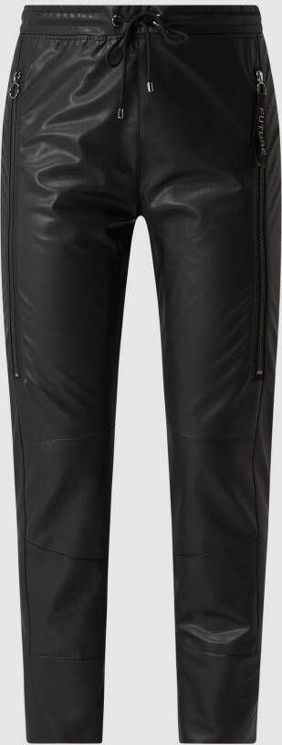 MAC Jogpants Future Leather Grote zakken op beide pijpen
