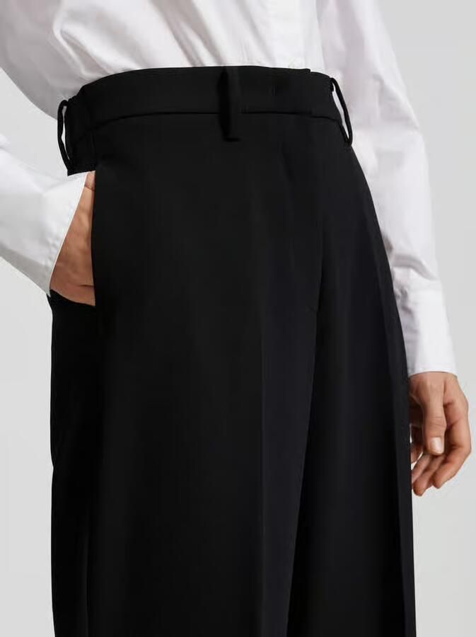 MAC Baggy fit stoffen broek met persplooien model 'Camilla' - Foto 2