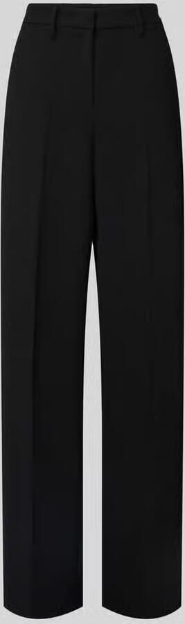 MAC Baggy fit stoffen broek met persplooien model 'Camilla'