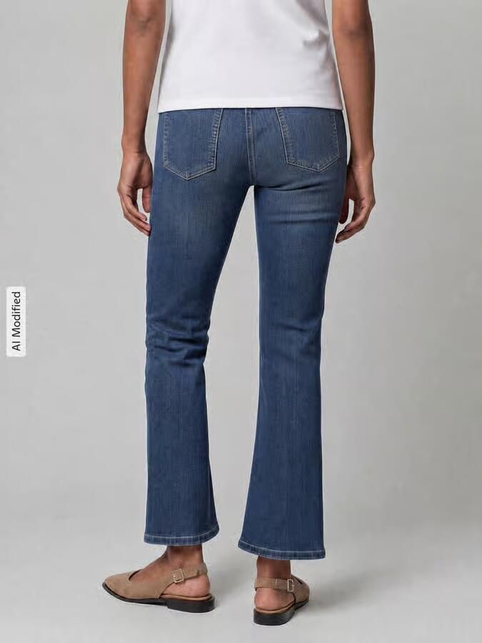 MAC 3 4 jeans Dream Kick Modieus verkorte en licht uitlopende zoom - Foto 4
