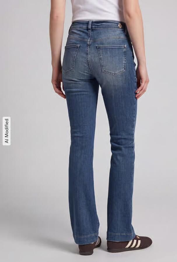 MAC Dames Jeans 0358l Authentic Mega Flex Dream Boot Authentic Bootcut Blauw-32 - Foto 9