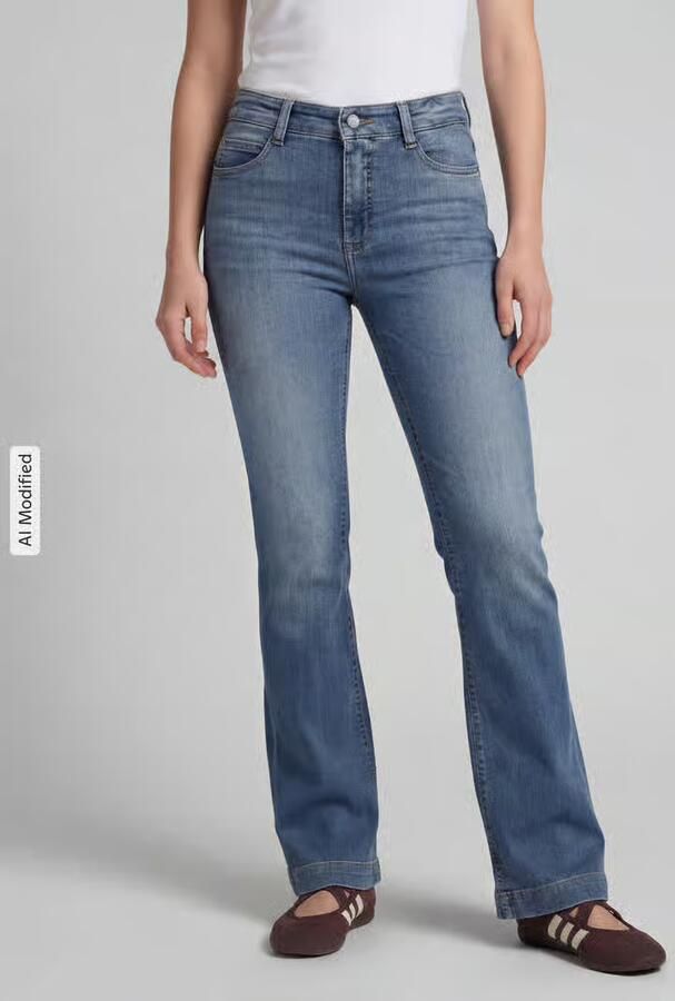 MAC Dames Jeans 0358l Authentic Mega Flex Dream Boot Authentic Bootcut Blauw-32 - Foto 10