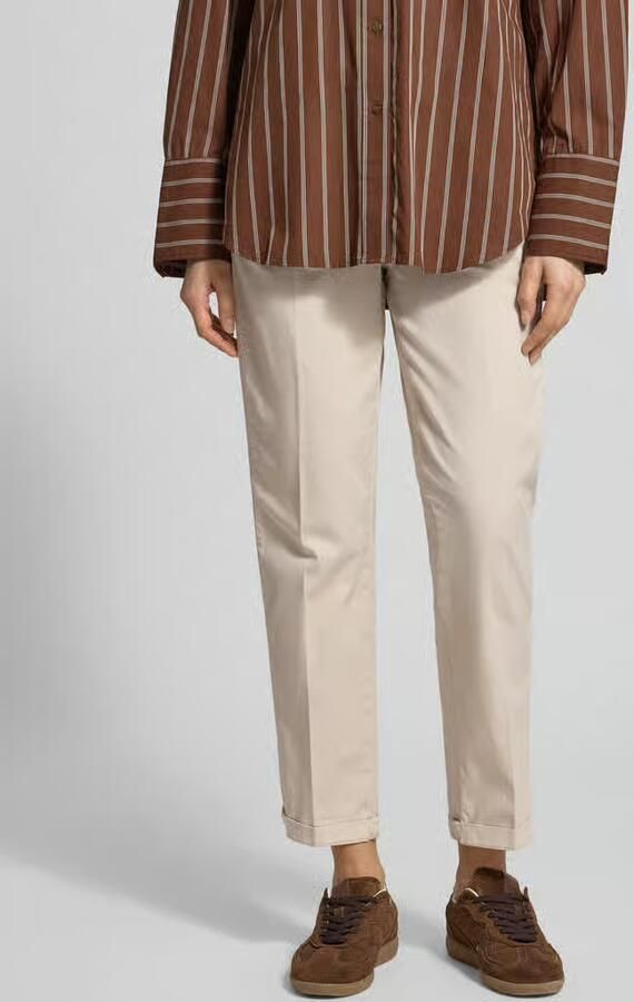 MAC Chino turn up met subtiele glans elegant en sportief tegelijk - Foto 11