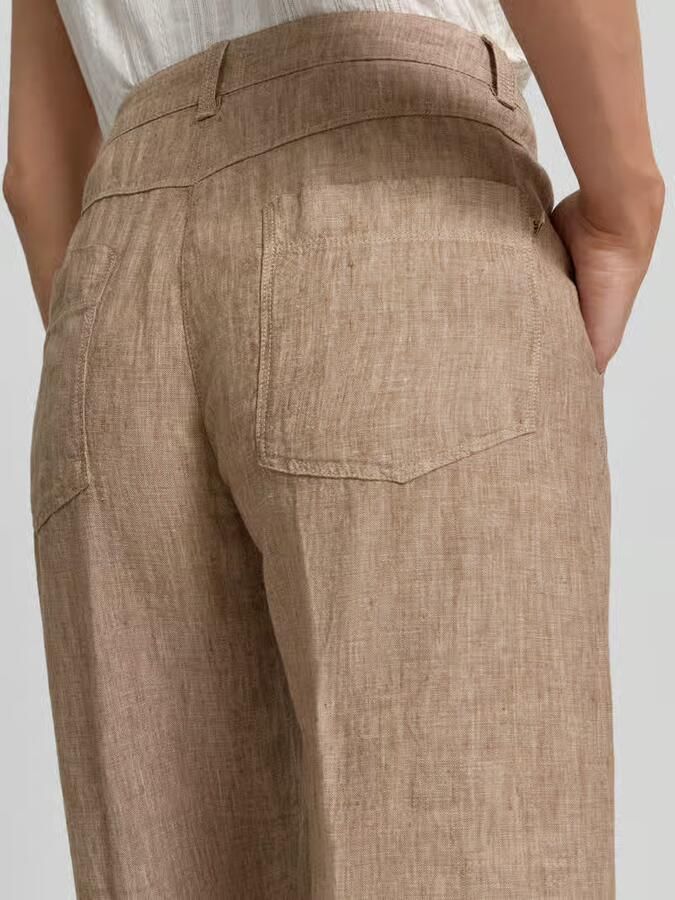MAC Linnen broek NORA cropped Zomerbroek temperatuurregulerend en aangenaam op de huid