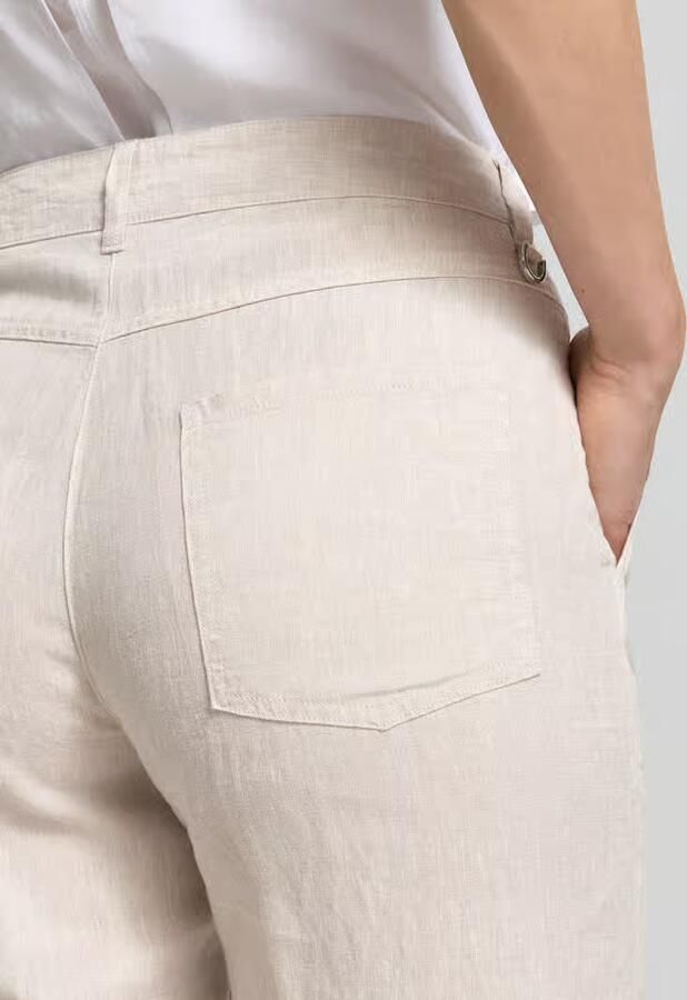 MAC Linnen broek NORA cropped Zomerbroek temperatuurregulerend en aangenaam op de huid - Foto 10