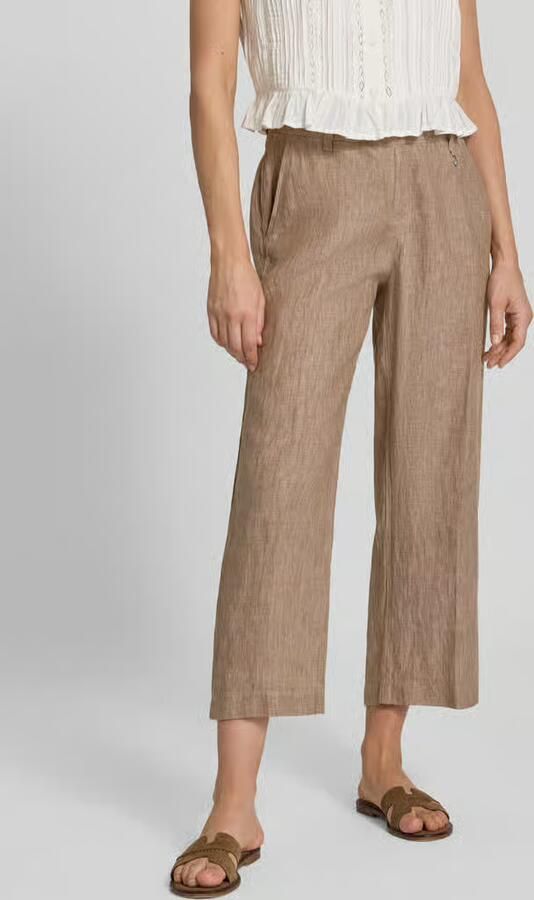 MAC Linnen broek NORA cropped Zomerbroek temperatuurregulerend en aangenaam op de huid - Foto 13