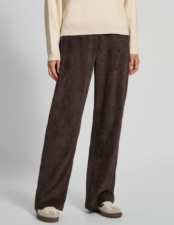 MAC Flared corduroy broek met paspelzakken aan de achterkant model 'CHIARA' - Foto 2