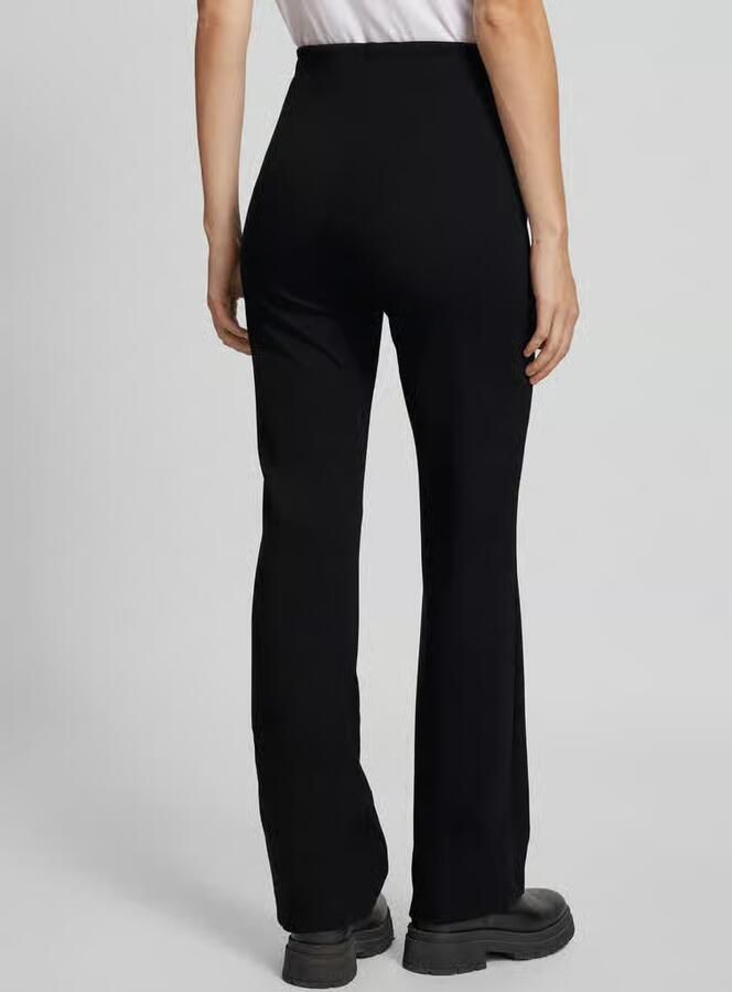 MAC Zwarte Bootcut Flare Broek 5219 00 0107L Black Dames - Foto 3