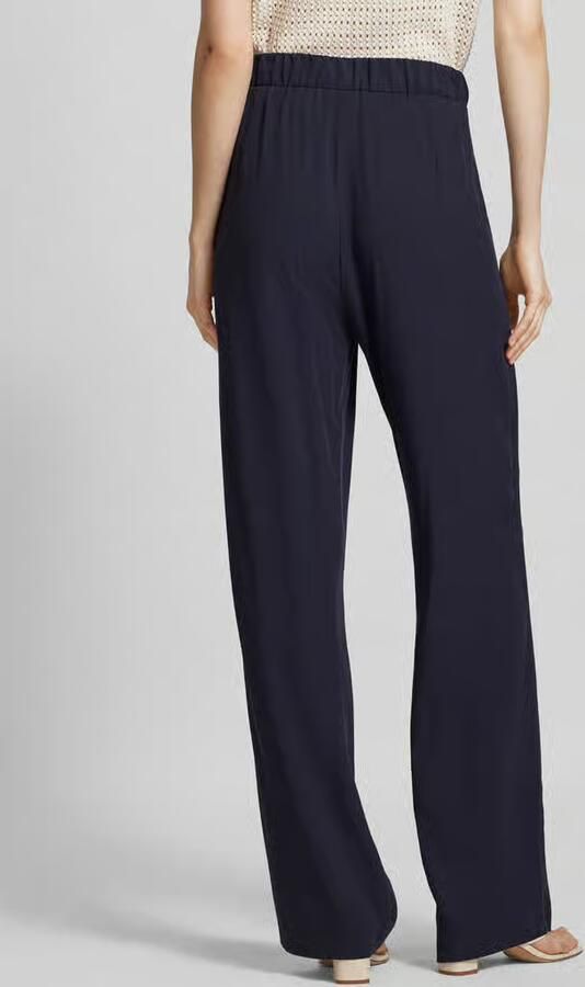 MAC Flared cut stoffen broek met elastische band model 'CHIARA'