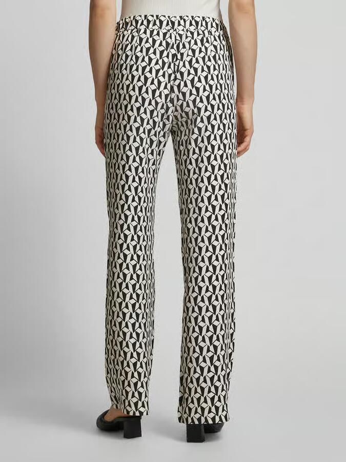 MAC Flared cut stoffen broek met elastische band model 'CHIARA'