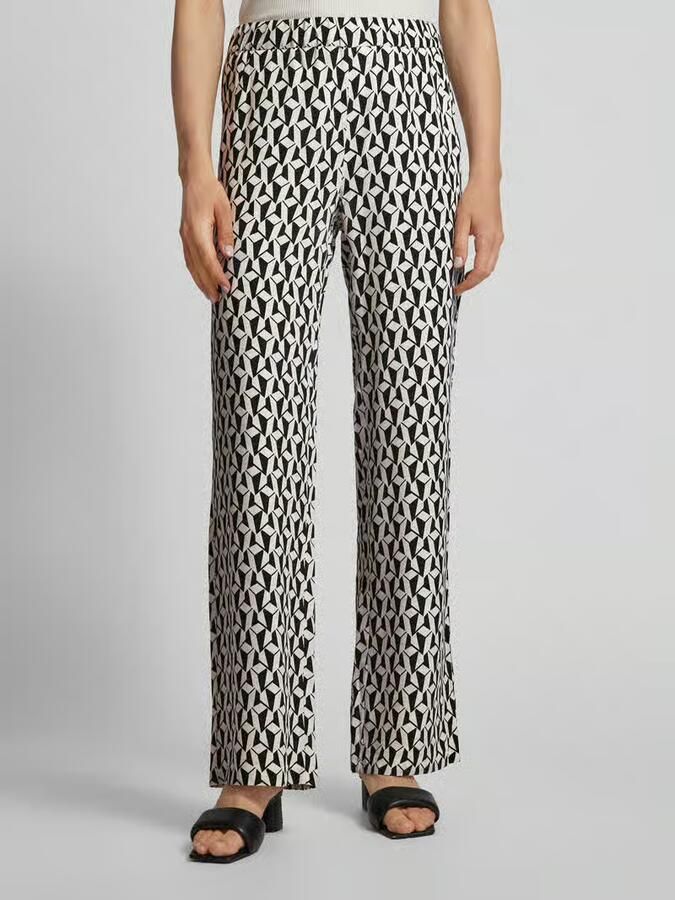MAC Flared cut stoffen broek met elastische band model 'CHIARA' - Foto 2