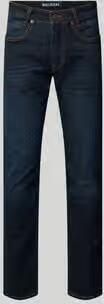 MAC Slim-Fit Jeans in Vervaagd Marine Patroon Blue Heren - Foto 17