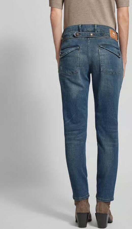 MAC Jeans in used-look met steekzakken model 'Montana' - Foto 11