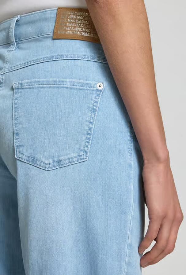 MAC regular waist wide leg jeans light blue denim - Foto 2