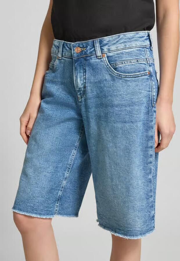MAC Korte jeans met franjes model 'Rich'