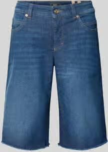 MAC Korte jeans met franjes model 'Rich'
