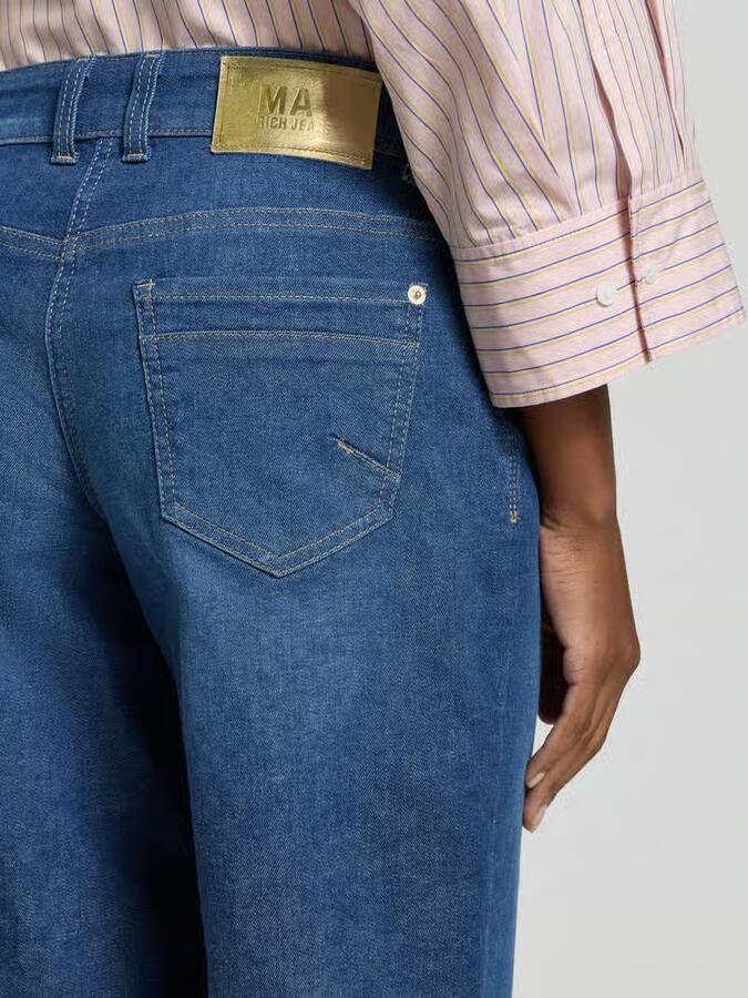 MAC Korte jeans met franjes model 'Rich'