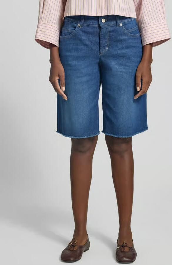 MAC Korte jeans met franjes model 'Rich' - Foto 2