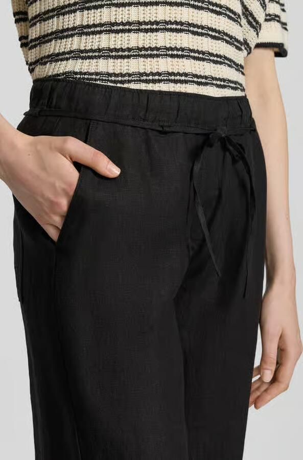 MAC Linnen broek CHIARA BELT Zomerbroek wide fit met rechte wijde pijpen - Foto 4