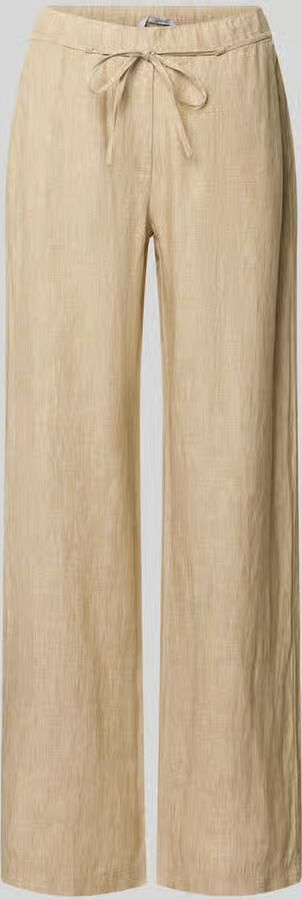 MAC Linnen broek CHIARA BELT Zomerbroek wide fit met rechte wijde pijpen - Foto 6