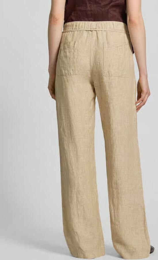 MAC Linnen broek CHIARA BELT Zomerbroek wide fit met rechte wijde pijpen - Foto 7
