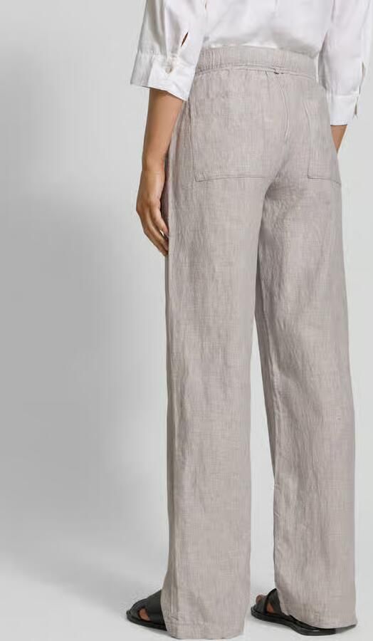 MAC Linnen broek met strikceintuur model 'Chiara Belt' - Foto 3