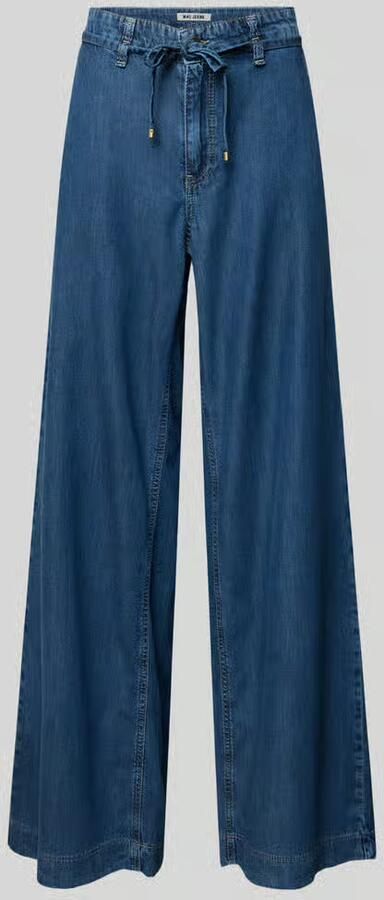 MAC Jeans met wijde pijpen en strikceintuur model 'Wendy' - Foto 2