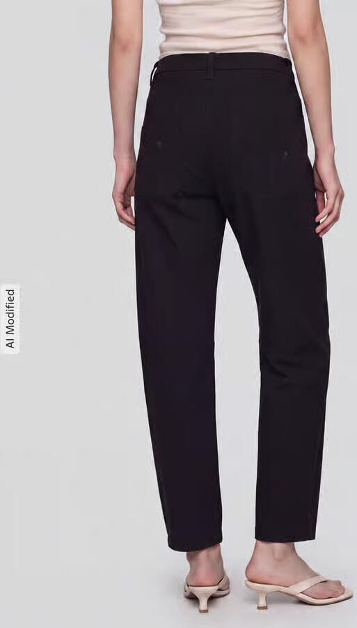 MAC Recht broek met riemlussen model 'Baggy Smart' - Foto 5
