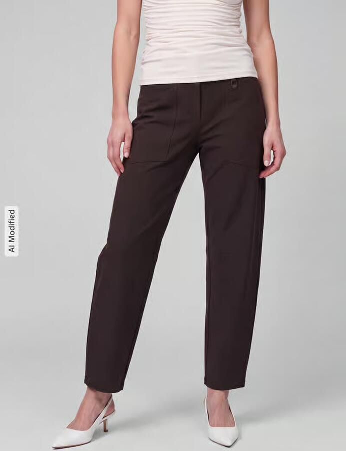 MAC Recht broek met riemlussen model 'Baggy Smart' - Foto 2