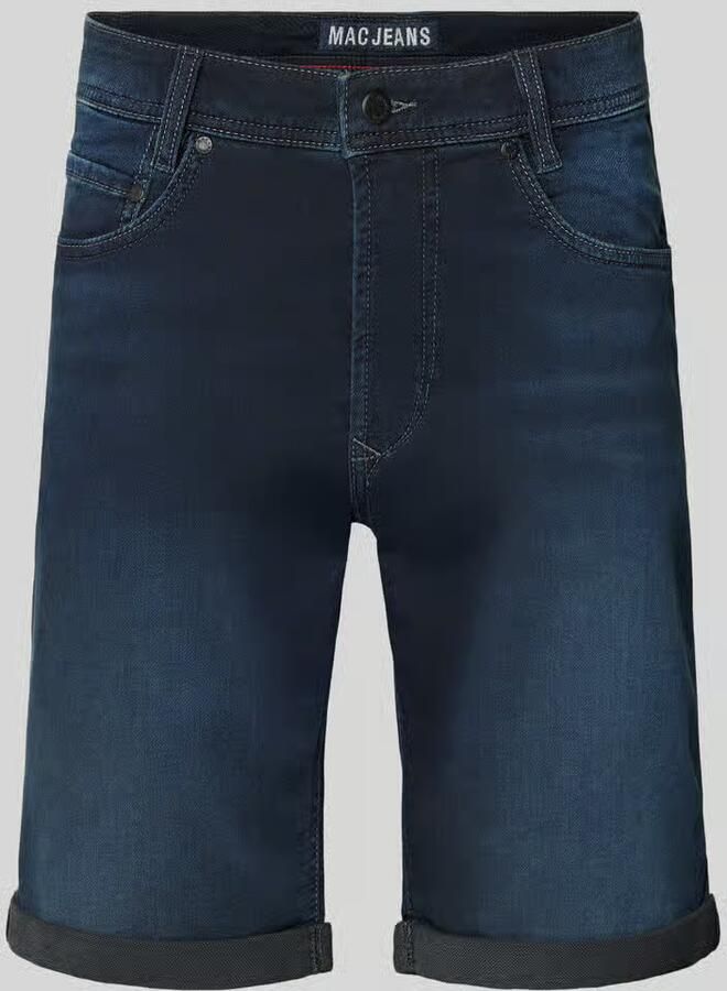 MAC regular fit bermuda's in denimlook met steekzakken - Foto 2