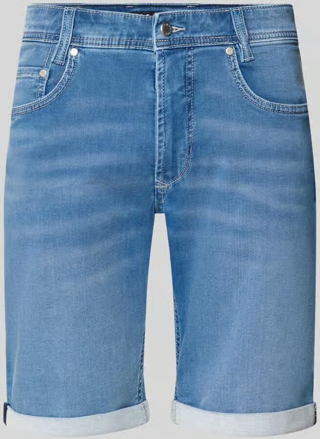MAC regular fit bermuda's in denimlook met steekzakken - Foto 2