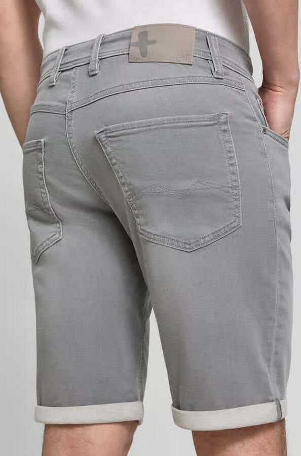 MAC regular fit bermuda's in denimlook met steekzakken