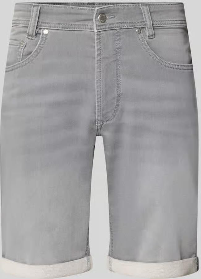 MAC regular fit bermuda's in denimlook met steekzakken - Foto 2