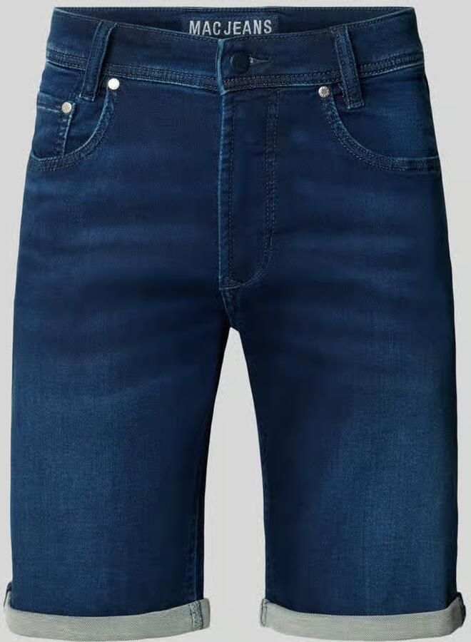 MAC regular fit bermuda's in denimlook met steekzakken - Foto 2