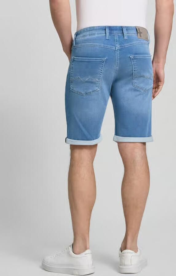 MAC regular fit bermuda's in denimlook met steekzakken