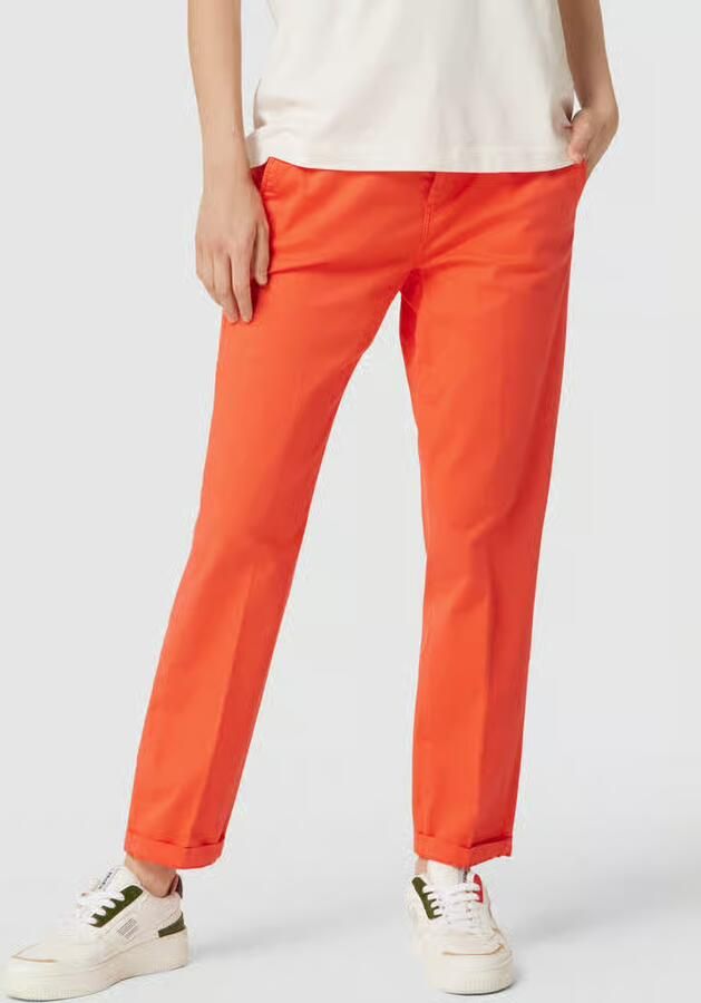 MAC Chino turn up met subtiele glans elegant en sportief tegelijk - Foto 2