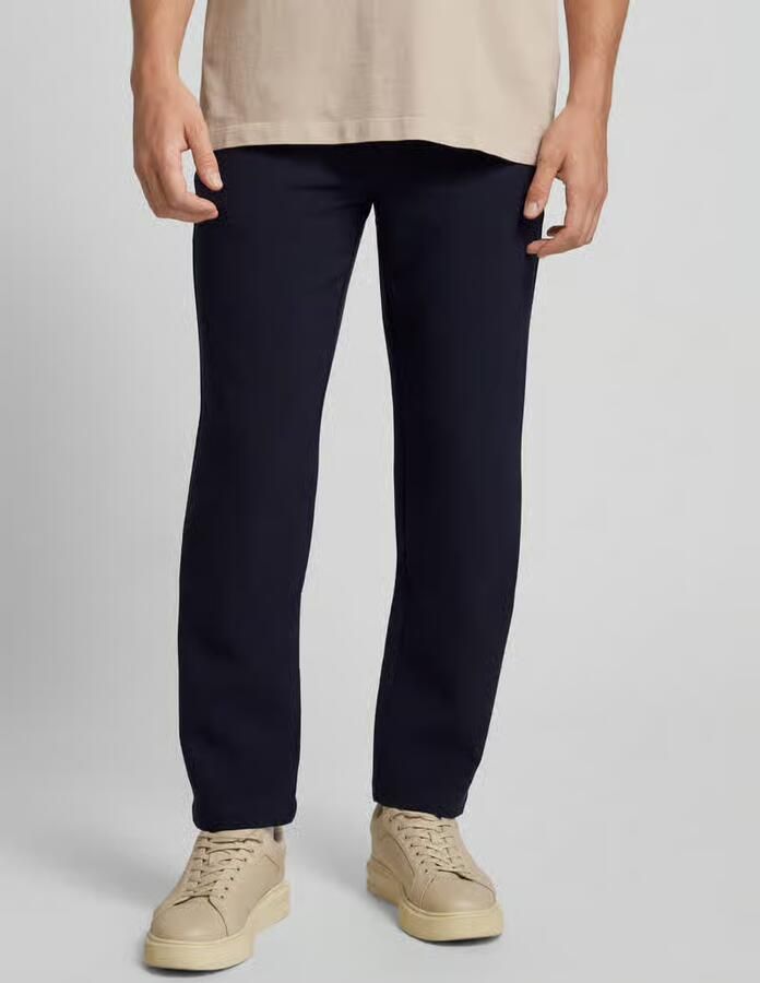 MAC Regular fit broek met riemlussen model 'Lennox' - Foto 2