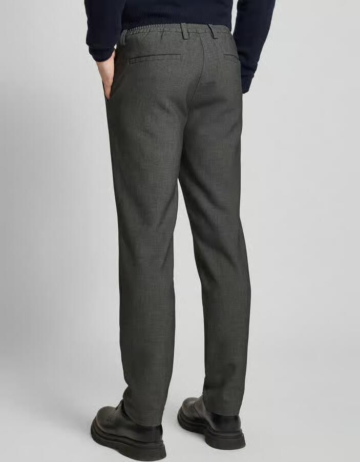 MAC Regular fit broek met riemlussen model 'Lennox'
