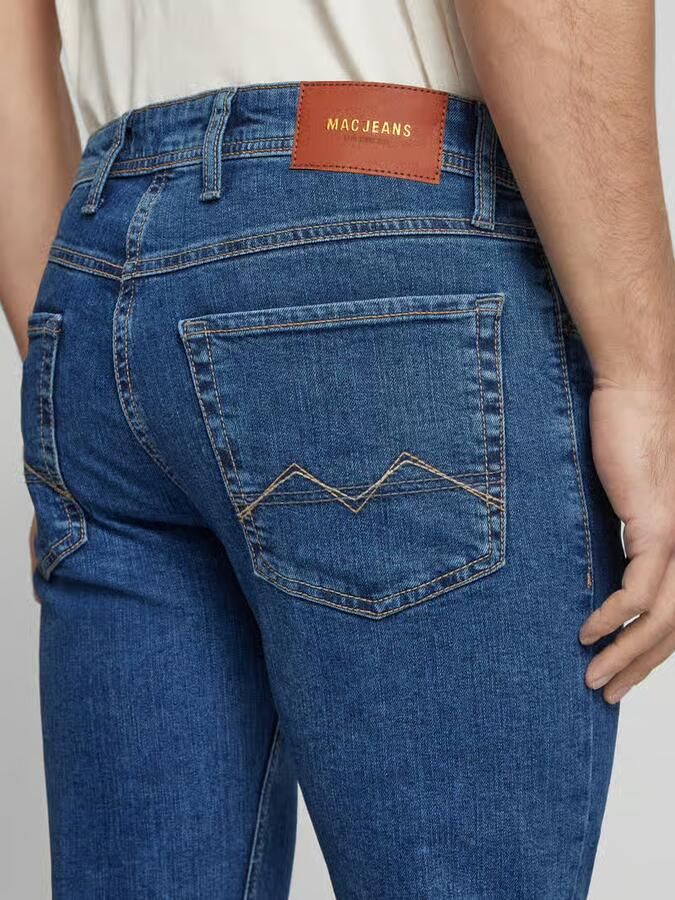MAC Straight jeans Arne in verzorgde uitstraling met stretch - Foto 7