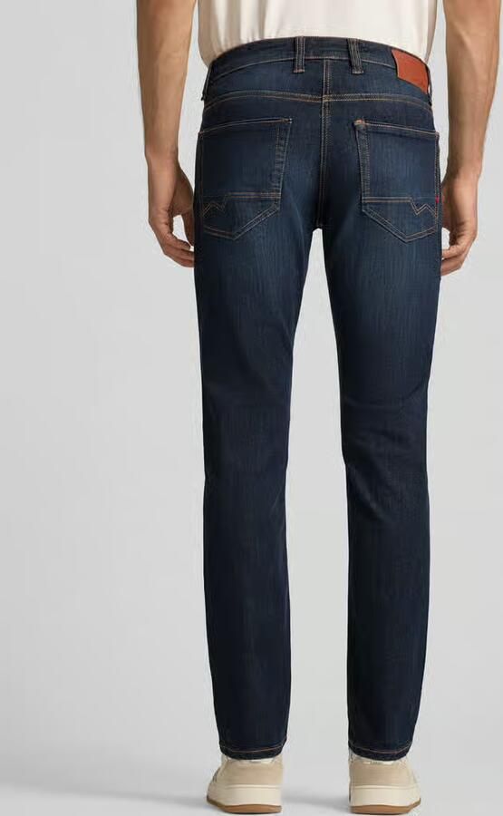 MAC Slim-Fit Jeans in Vervaagd Marine Patroon Blue Heren - Foto 10
