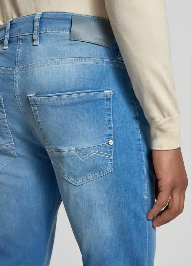 MAC Slim fit jeans Arne-Pipe light smalle figuuraccentuerende snit