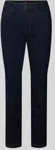 MAC Skinny Cropped Jeans 5471 90 0355L Dark Navy Blue Dames - Foto 15