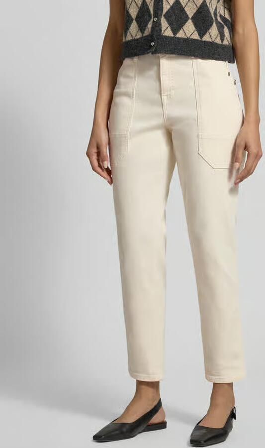 MAC IOWA baggy regular waist regular fit jeans crème - Foto 9