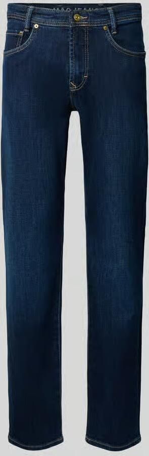 MAC Slim Fit jeans met dark-wash-look model 'Arne'