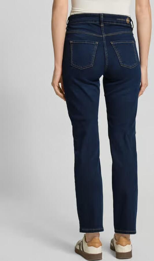 MAC Stijlvolle Jeans met Straight-Leg Silhouet en Donkere Denim Wassing Blue Dames - Foto 7