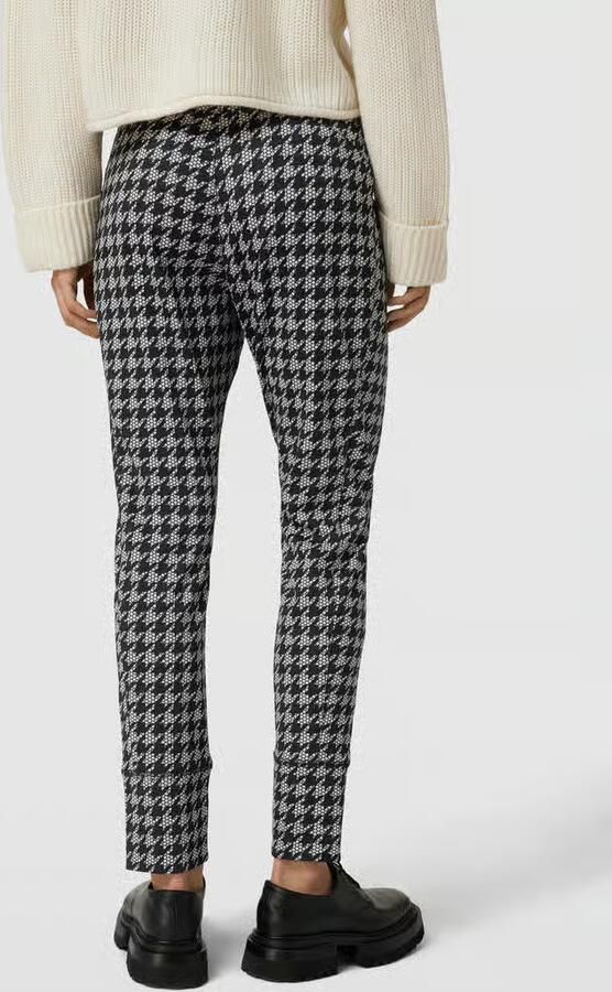 MAC Stoffen broek met all-over motief model 'FUTURE 2.0'