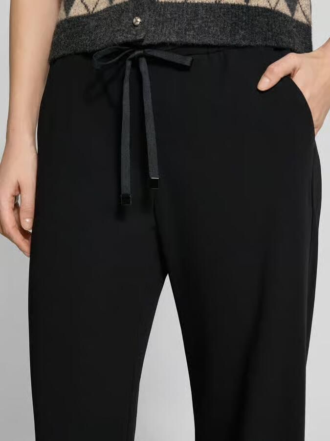 MAC Stoffen broek met elastische band model 'Christy'