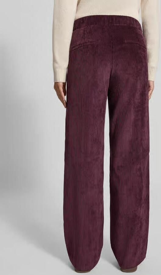 MAC Stoffen broek met Franse steekzakken model 'Chiara'